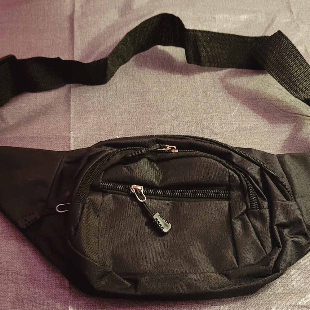 Black Men's Waist Pack (Fanny Pack) - Classic Everyday Carry